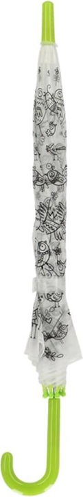 Produktbild Esschert Design Bastelset Schirm Vögel zum ausmalen Grün/Weiss