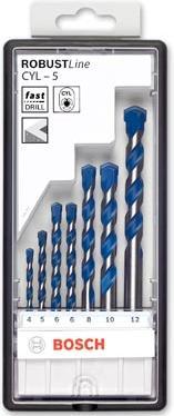 Produktbild Bosch Professional Zubehör 5-tlg. CYL-5 Betonbohrer-Set, Robust Line, 4–8 mm (4.00 mm, Ø 8.0 mm, 6.0 mm, 5.0 mm)