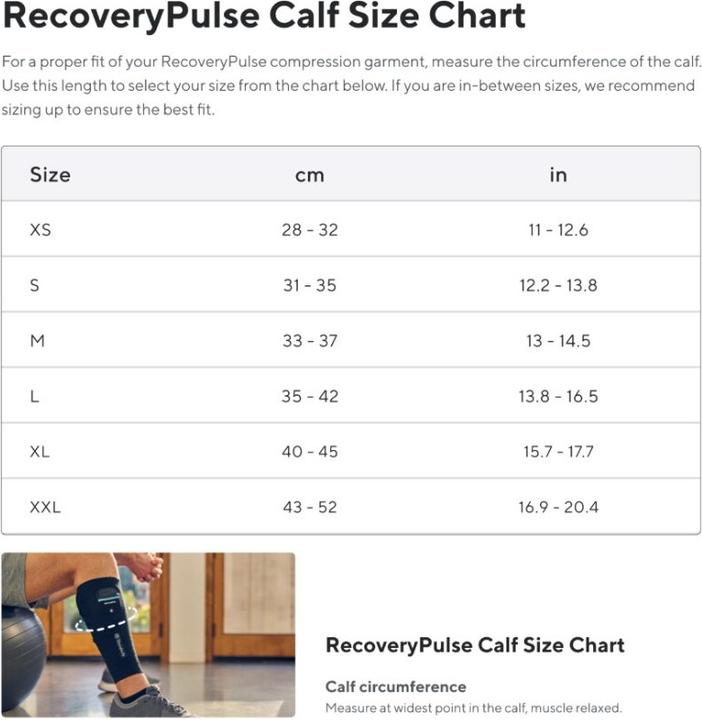 Produktbild Theragun RecoveryPulse - Calf Sleeve (Wade) - S