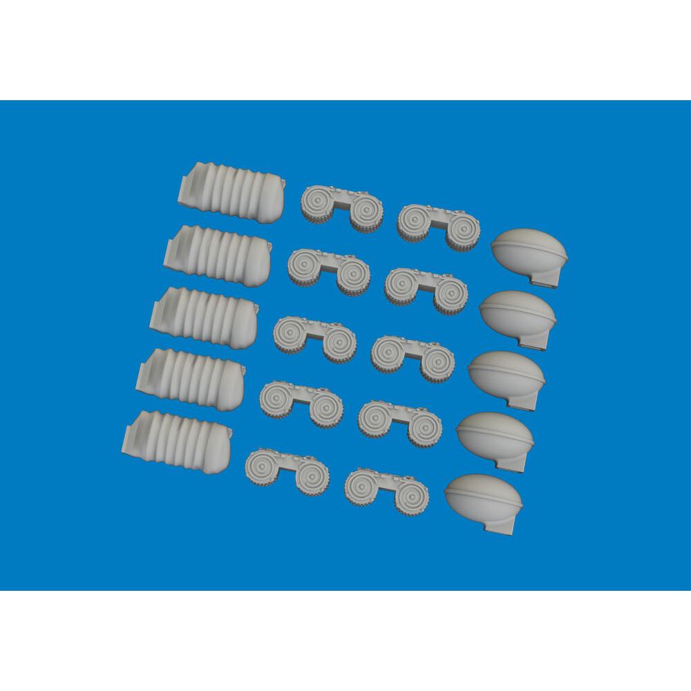 Eduard MG 15 magazines & case catchers PRINT