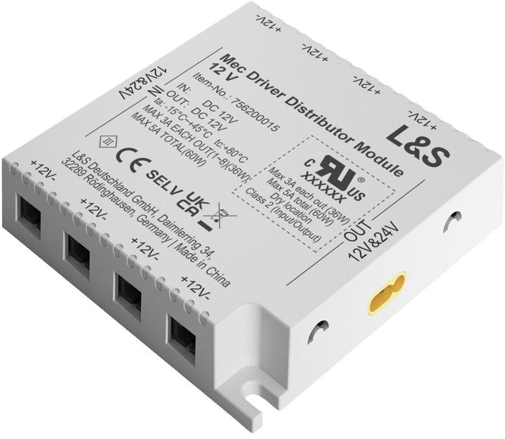 Image du produit L&S Distributeur Mec Driver 8x 12 / 24 V