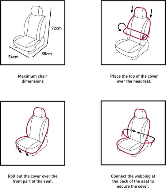 Produktbild Mystic Car Seat Cover