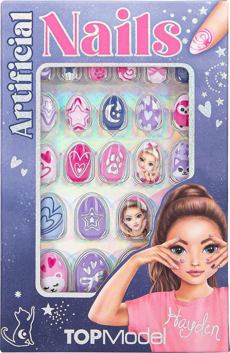 Top Model TOPModel - Artificial Nails BEAUTY and ME - Pink and Purple