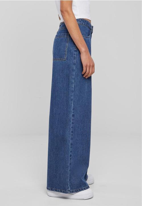 Actual product image Urban Classics Ladies Mid Waist Wide Denim (26)