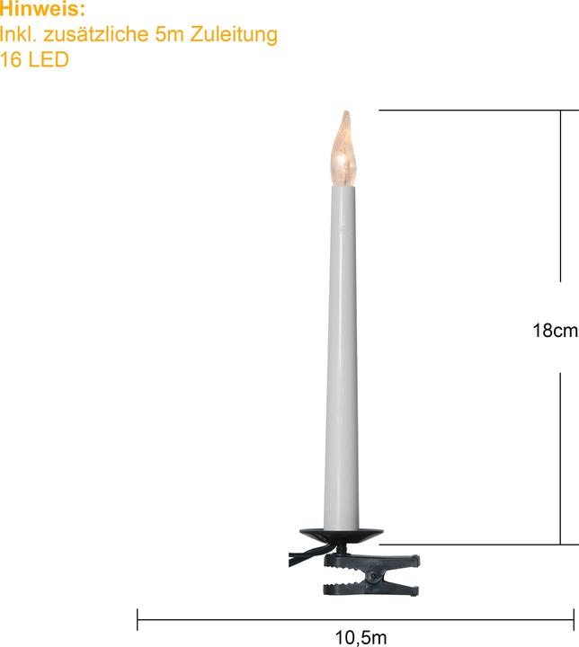 Actual product image Star Trading Tree light candle SLIMLINE (0.49 m)