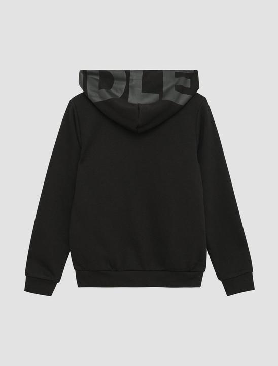 Produktbild S.Oliver Sweatshirt Jacke Sweatshirt-Jacke mit Print an Kapuze (134, 140)
