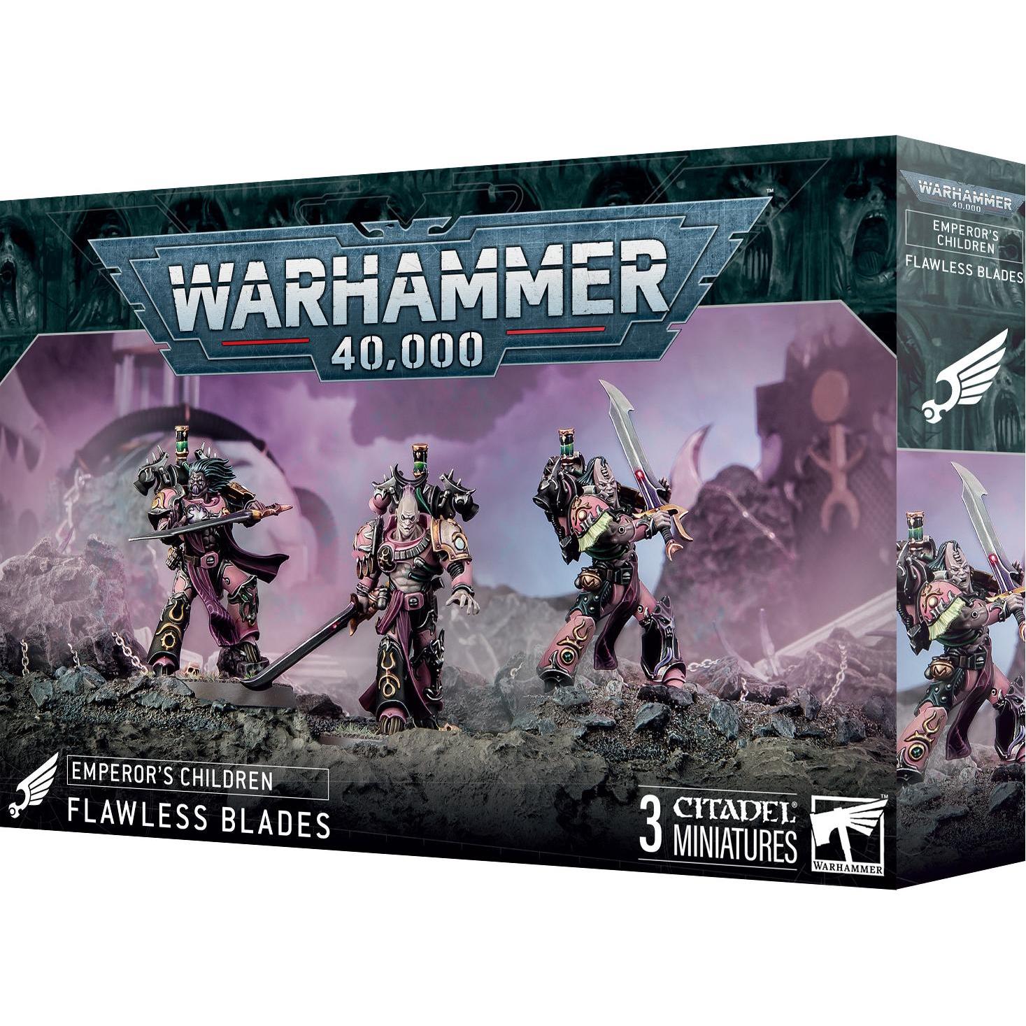 Games Workshop Warhammer 40K - Smc Emperor's Children Lames Infaillibles (Materiale Sintetico)