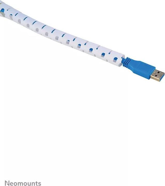 Produktbild Neomounts Kabelspirale 1-3 Kabel weiss/universal/15mm Durchmesser (Kabelspiralschlauch, 200 cm)