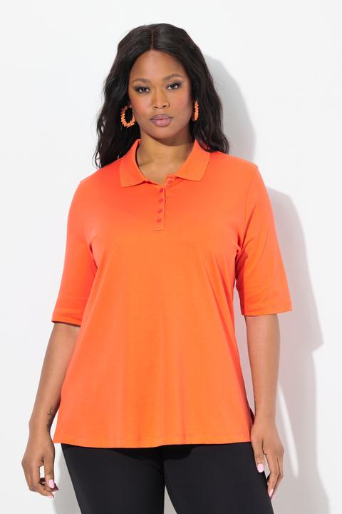 Image du produit Ulla Popken Polo collection Classic avec col polo et manches courtes, en coton Pima (50, 52)
