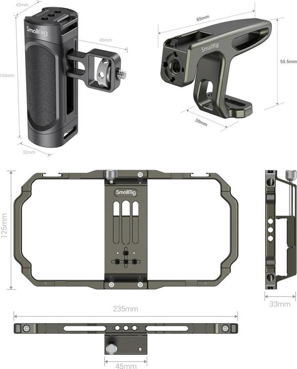 Produktbild SmallRig Universal Mobile Phone Cage Video Rig kit (Cage)
