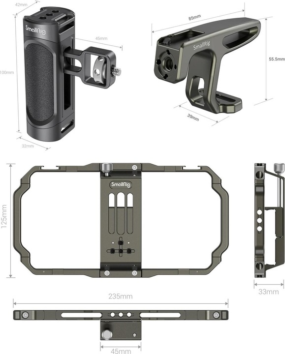 Produktbild SmallRig Universal Mobile Phone Cage Video Rig kit (Cage)