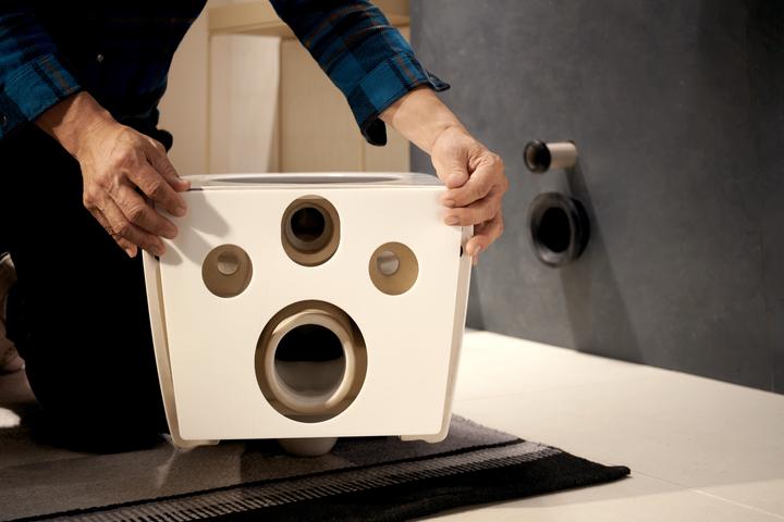 Produktbild hansgrohe EluPura Original Q Wand-WC, AquaChannel Flush, 360x540mm, EcoSmart, weiss