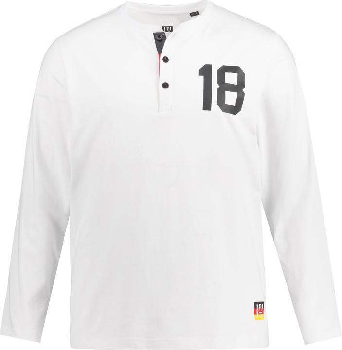 Immagine prodotto Jay-Pi Maglia serafino con maniche lunghe, stampa dedicata al calcio e abbottonatura (XXL)