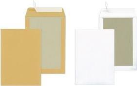 Actual product image Mailmedia Cardboard back wall pockets C4, without window, white (125 x)