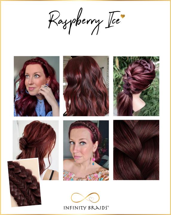 Produktbild Infinity Braids Regular Braid Lizzy Raspberry Ice (Raspberry Ice)