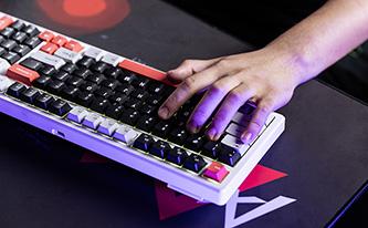 Actual product image Marvo Monka KG991W Mechanical Keyboard RGB Blue Switch Wireless KG991W (US, Cable, Wireless)