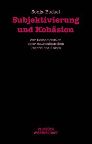 Produktbild Subjektivierung und Kohäsion (Deutsch, Sonja Buckel, 2007)