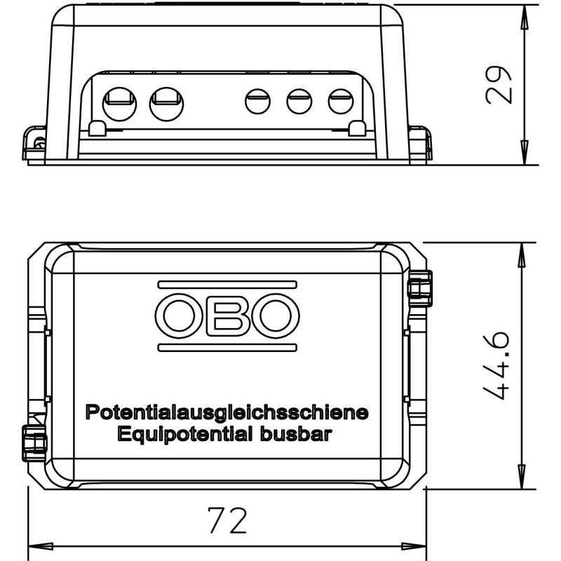 Thumbnail - OBO Bettermann, Verteilerschrank Zubehör, Potentialausgl.schiene