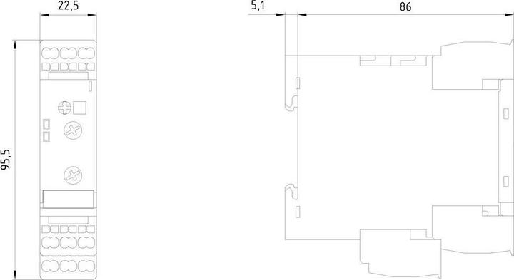 Produktbild Siemens Niveaurelais 24V/AC 24V/DC 1Eing 3UG4501-2AA30