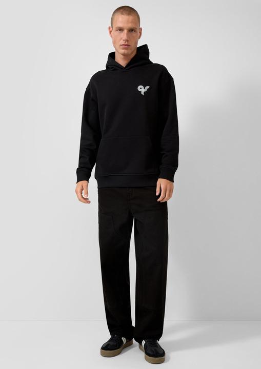 Produktbild s.Oliver Sweatshirt Streets Hoodie mit Print (L)