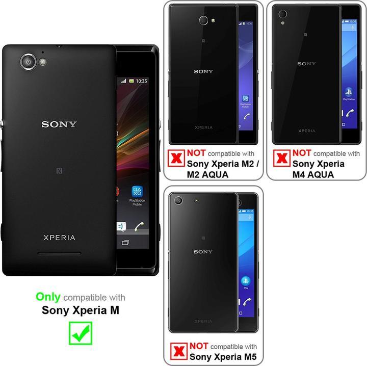 Produktbild Cadorabo TPU S-Line Cover (Sony Xperia M)
