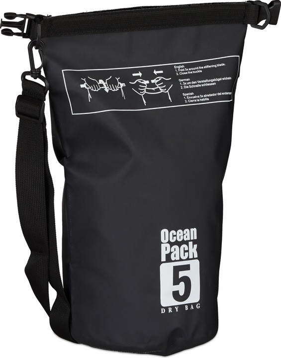 Immagine prodotto Relaxdays Zaino impermeabile ocean pack 5L (5 l)