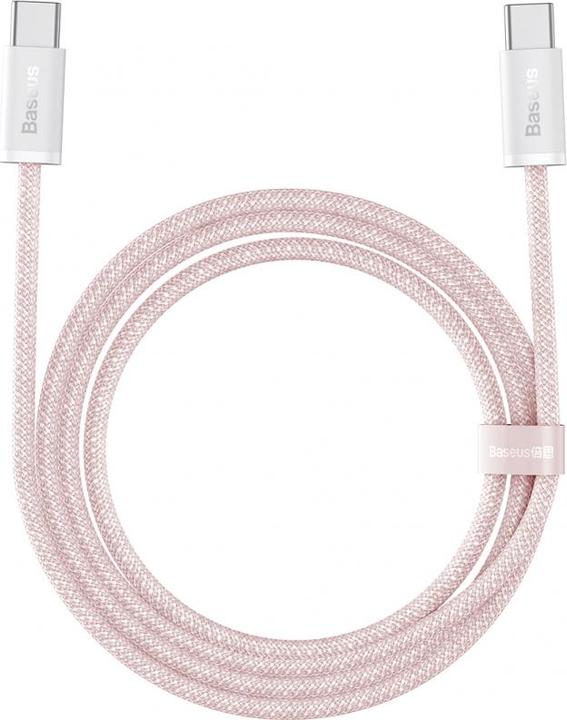 Image du produit Baseus USB-C vers USB-C Dynamic 3 Series, 100W, 5A, 1m, Rose (1 m, 100 W)