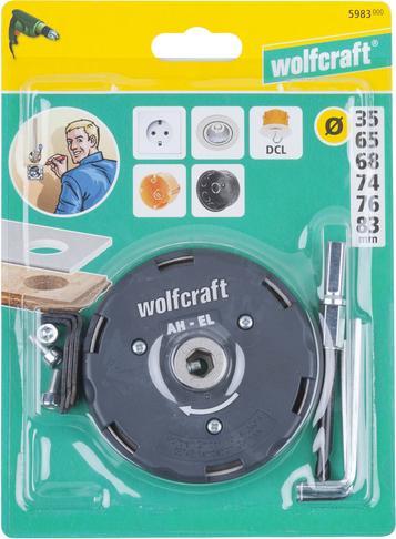 Produktbild wolfcraft wolfcraft 1 verst. LS Ø35,65,68,74,76,83mm (AH-EL) (68 mm, 83 mm, 35 mm, 65 mm, 76 mm, 74 mm)