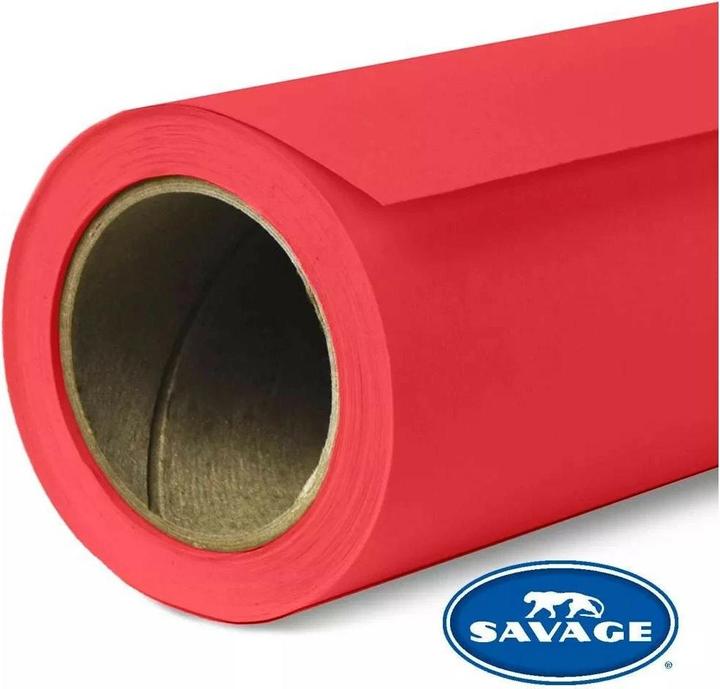 Actual product image Savage Background 2.72 x 11m Red (272 cm, 1100 cm)