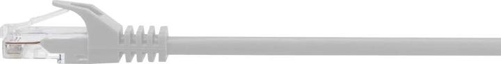 Actual product image Renkforce RF-5043978 RJ45 network cable, patch cable CAT 5e U/UTP 15.00 cm Grey m (U/UTP, CAT5e, 0.15 m)