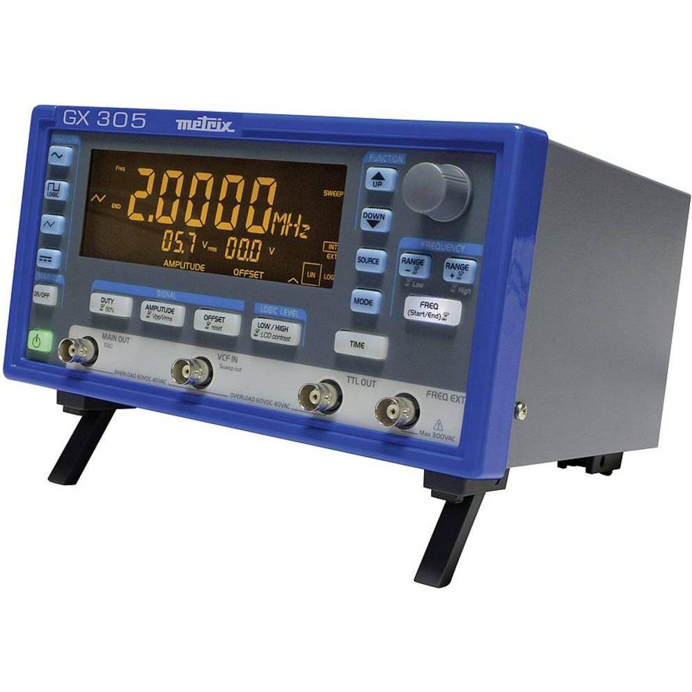 Metrix Generatore di funzioni alimentato dalla rete e strumento di misura da laboratorio in uno, Misurazione