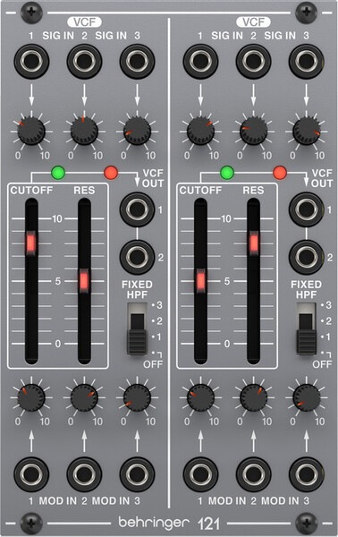 Actual product image Behringer System 100 121 Dual VCF