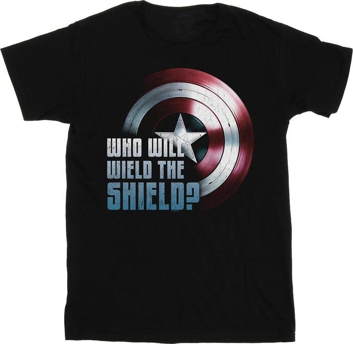 Image du produit - T-shirt THE FALCON AND THE WINTER SOLDIER WIELD THE SHIELD - Homme (XL)