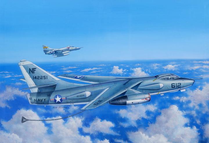 Actual product image Trumpeter EKA-3B Skywarrior Strategic Bomber
