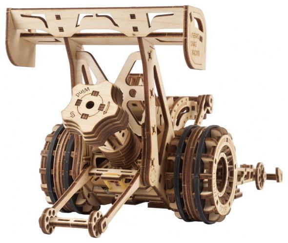 Actual product image Ugears 70174 - Dragster, 321 components