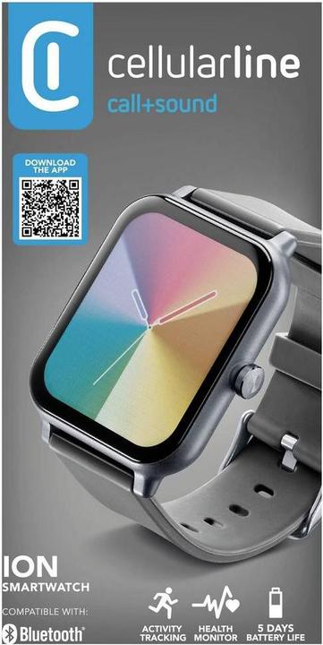 Actual product image Cellularline Cellular Line ION LED Digital Bluetooth Smartwatch