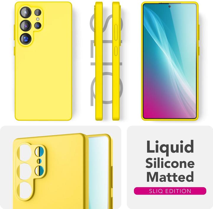 Produktbild Nalia Phoenix - Abwischbare Flüssigsilikon Hülle - Easy Clean Liquid Silicone Cover (Samsung Galaxy S25 Ultra)