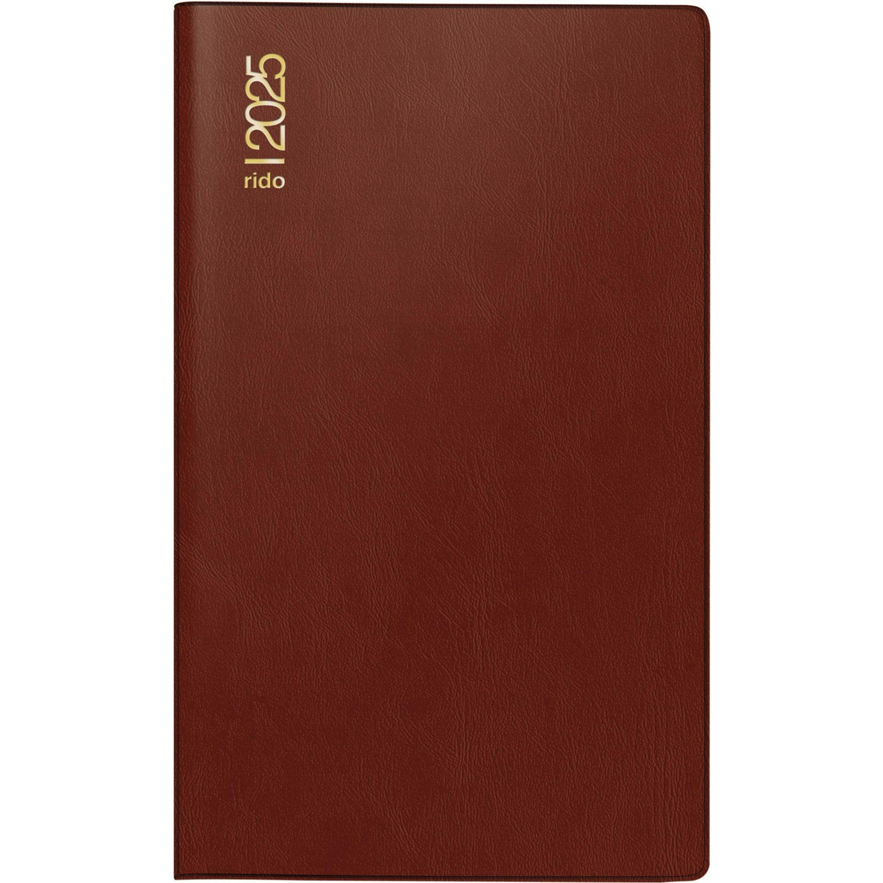 Baier & Schneider, Agenda, rido/idé 7046892295 Taschenkalender Modell M-Planer (2025) 2 Seiten = 1 Monat A6 32 Seiten (8...