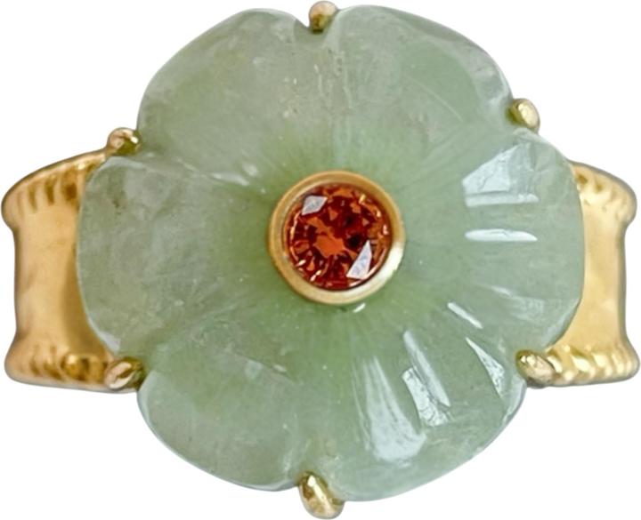 Produktbild Steinkult Ring Halbedelsteine Amazonit "Noelia" (56)