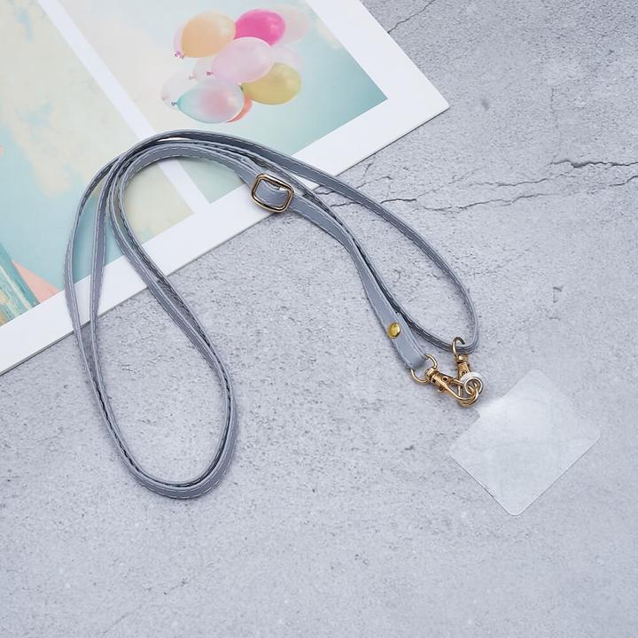 Actual product image Cover-Discount Universal imitation leather shoulder strap grey