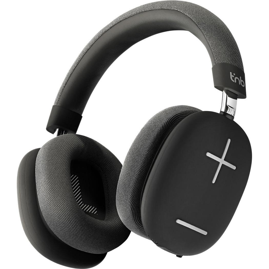 Thumbnail - T'nB Casque Micro Bluetooth Bounce Max (Noir) (ANC, 50 h, Kabelgebunden), Kopfhörer, Grau, Schwarz