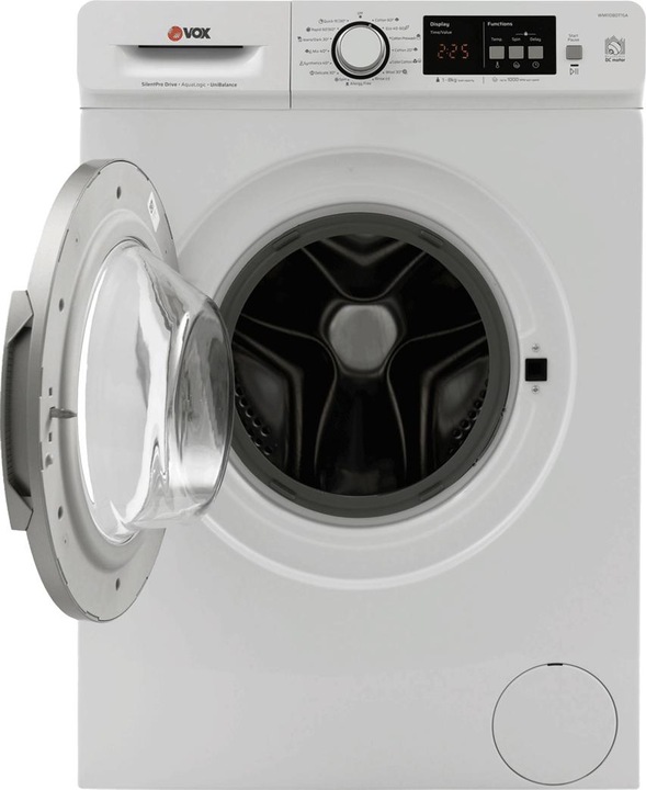 Actual product image Vox Waschmaschine WMI 1080-T15A (A, 8 kg, 1000 o/min, 15 Stück, Inverter) (8 kg, Left)