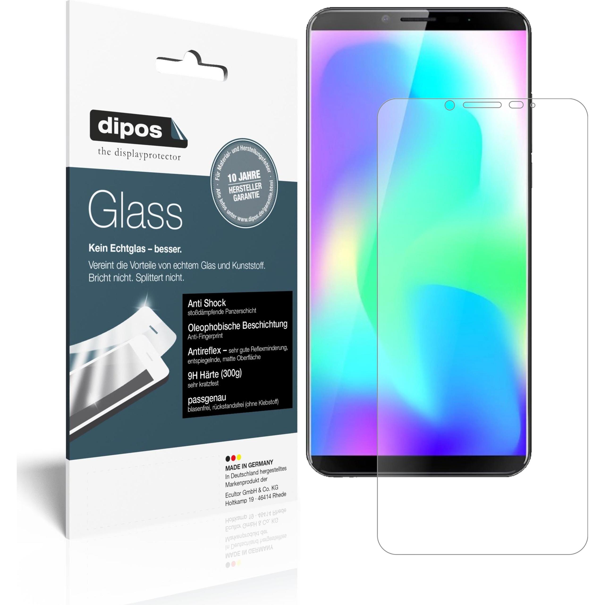 Thumbnail - Dipos Displayschutz Anti-Shock (2 Stück, Cubot X19), Smartphone Schutzfolie, Transparent