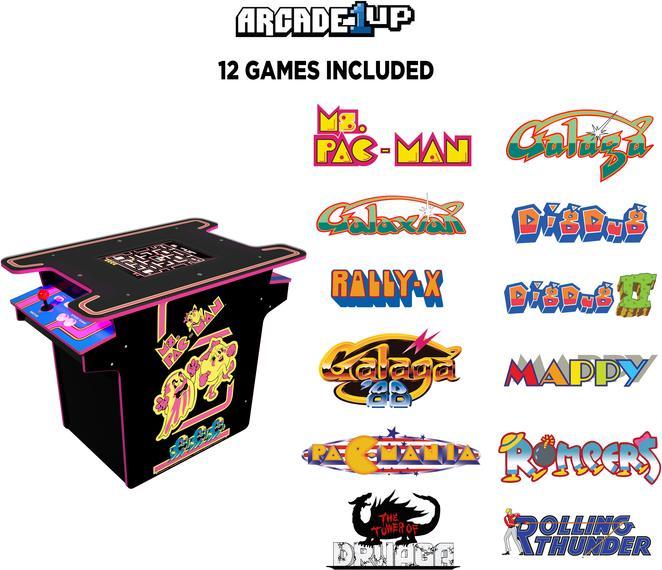 Image du produit Arcade1Up Mme. Pac-Man Tableau tête-à-tête