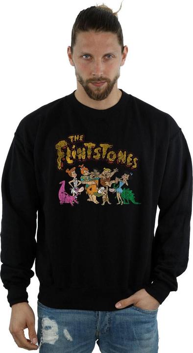 Produktbild The Flintstones Group Distressed Sweatshirt (L)