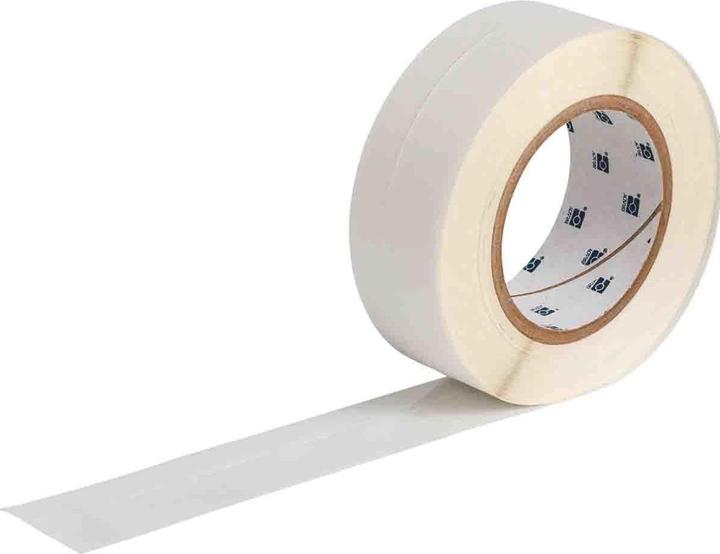 Brady LAM-6-103, Die-cut labels for laminate overlay, polyester, transparent, 38.1x19.05mm, per (3.81 cm)