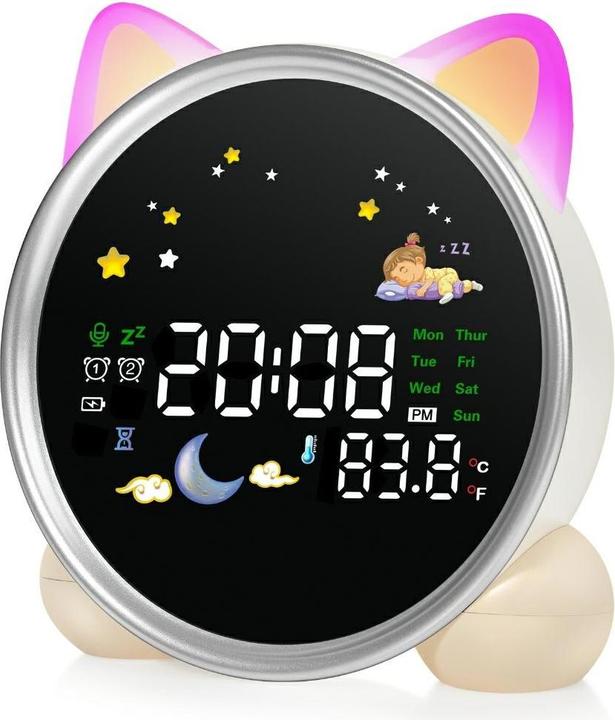 Actual product image Beline Multifunction alarm clock MajesticLine white