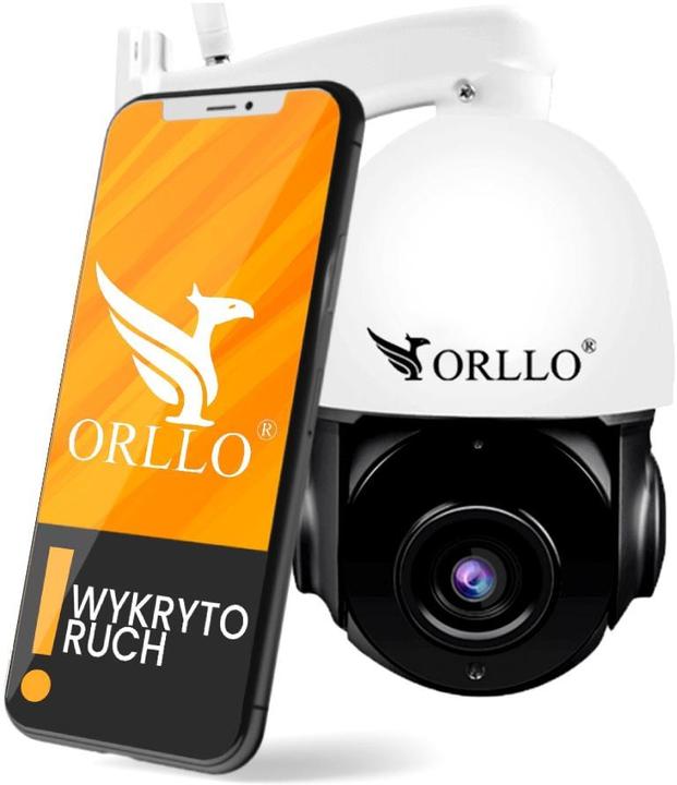 Actual product image Orllo Z18 4MP Rotatable SIM IP camera for outdoor use