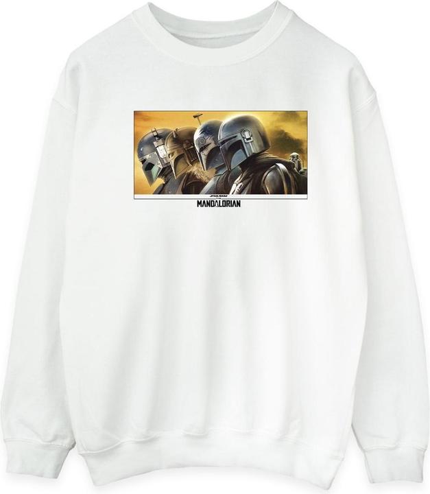 Actual product image Star Wars Mens The Mandalorian Painted Group Sweatshirt (XXL)
