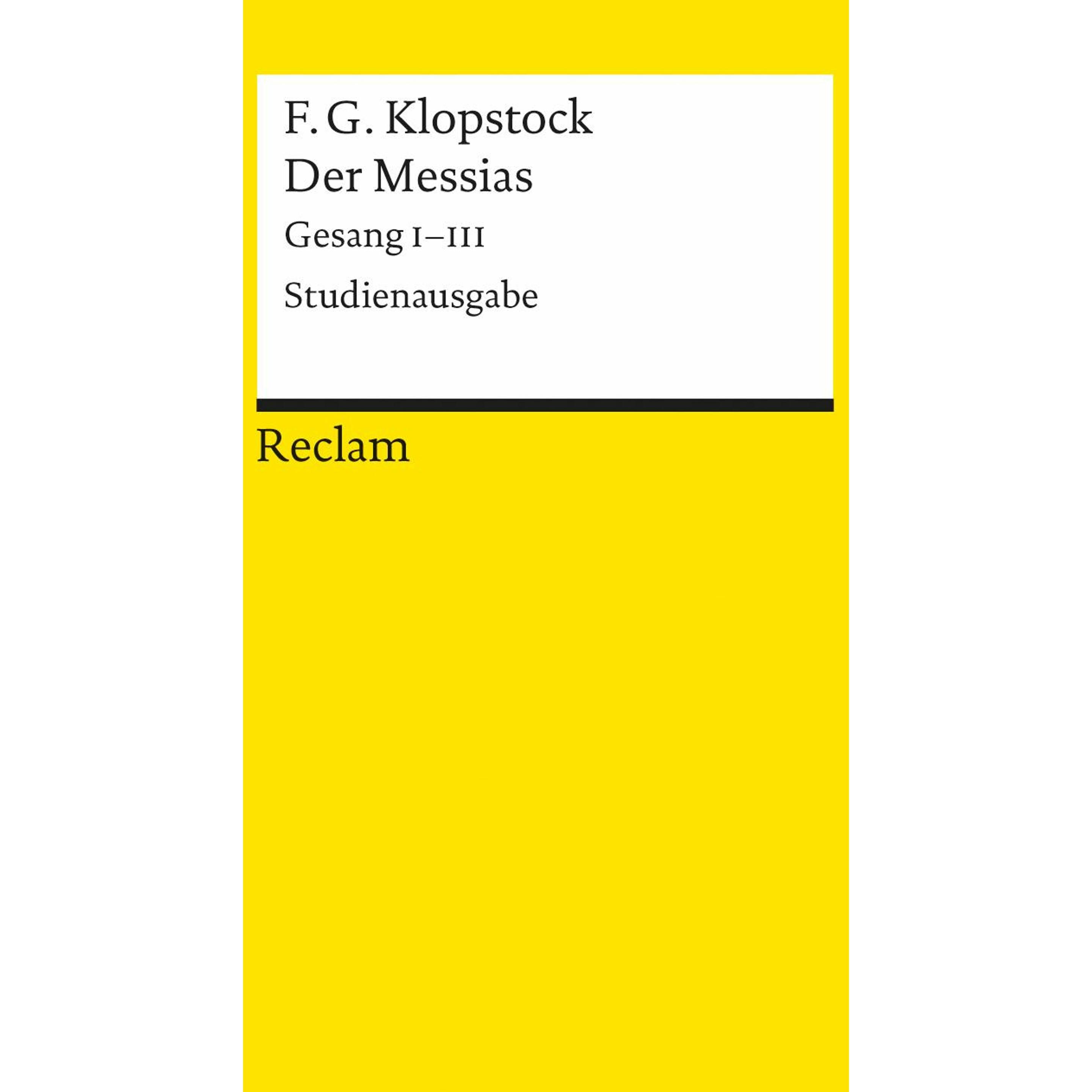 Der Messias, Belletristik von Elisabeth Höpker-Herberg, Friedrich Gottlieb Klopstock